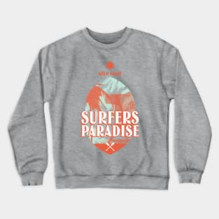 Surfers Paradise The Gold Coast Crewneck Sweatshirt